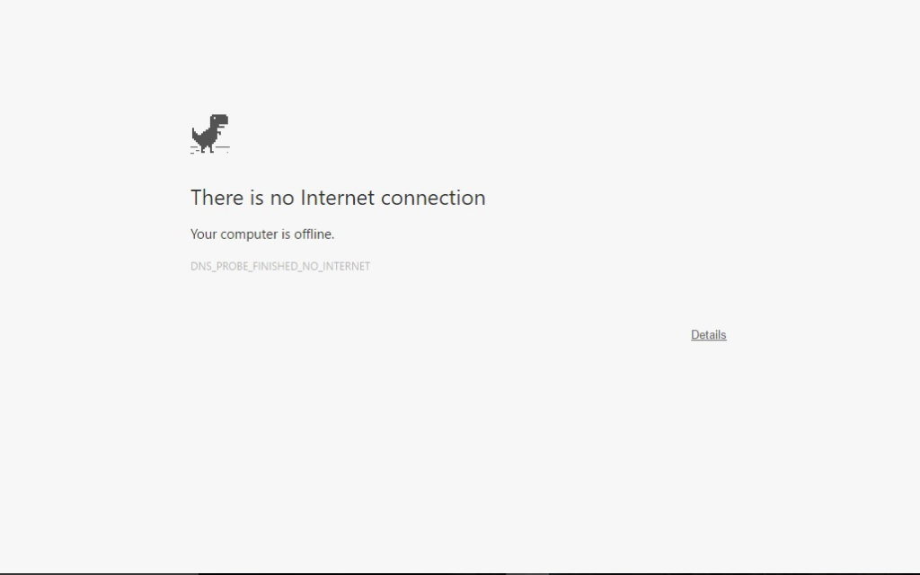 Ошибка DNS probe finished no Internet