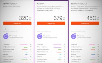 Кино вип на Ростелекоме