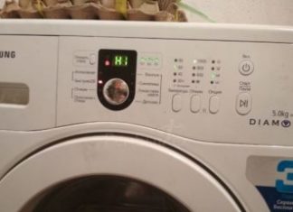 Стиральная машина самсунг ошибка h1
