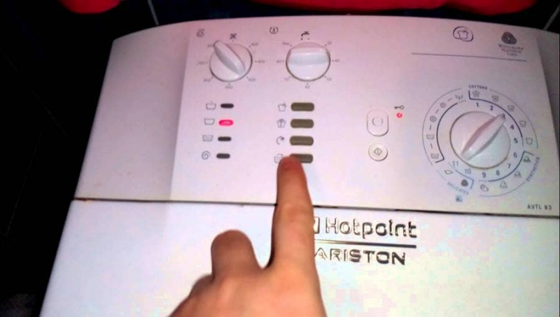 Хотпоинт аристон стиральная машина ошибка f06 как устранить