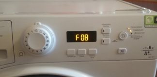 Хотпоинт аристон ошибка f08 как устранить